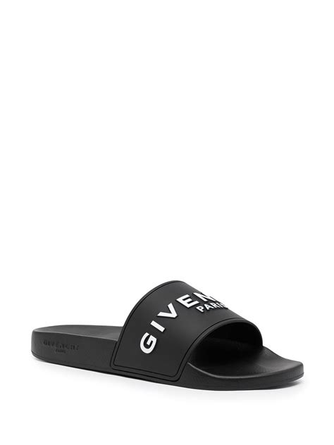 givenchy contrast logo slides|Givenchy sandals.